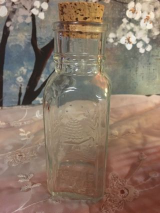 Vintage Honey Acres 1 Pound Pure Honey Bottle With Cork Rustic Farmhouse Country