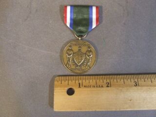 Cuban Pacification 1906 - 1909 Us Army Service Medal G27 Brooch Not Numbered