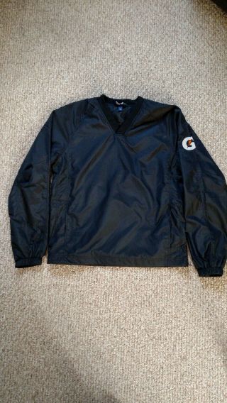 Gatorade Adult Pullover Jacket,  Black,  Sport Tek,  Lined,  Size S