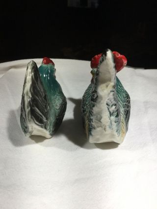 Two Pair VINTAGE DUCKS And Chickens SALT AND PEPPER SHAKERS JAPAN 3