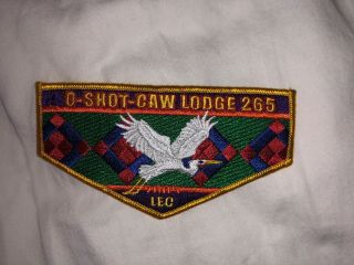 Oa O Shot Caw Lodge 265 S106,  2005,  Lec Seminole Indian Patchwork,  Gr Flap,  South Fl