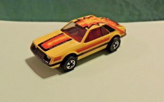 1979 Hot Wheels Turbo Mustang Hong Kong Casting,  Bws Near -