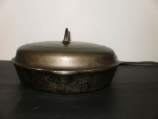 Vintage Griswold No.  8 Cast Iron Frying Pan With Lid Awesome