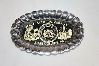 Vintage 1940s Penn State University State College,  Pa Tip Tray Or Ash Tray - Bm