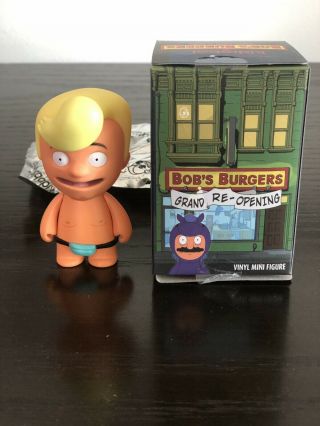 Kidrobot Bob’s Burgers Vinyl Mini Figure Rare 1/96 Hugo - Series 2 Open Box