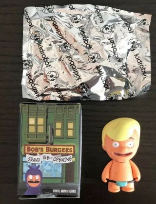Kidrobot Bob’s Burgers Vinyl Mini Figure Rare 1/96 Hugo - Series 2 Open Box 2