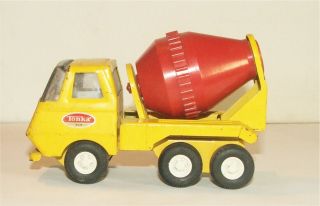 Tonka Cement Mixer 5501 Vintage Yellow 5 " Metal Truck Red Plastic 