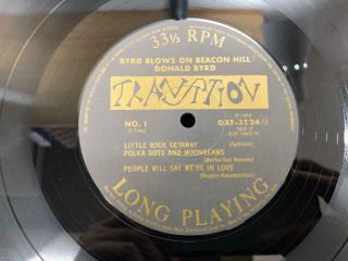 DONALD BYRD BLOWS ON BEACON HILL TRANSITION GXF 3124 OBI MONO JAPAN VINYL LP 3