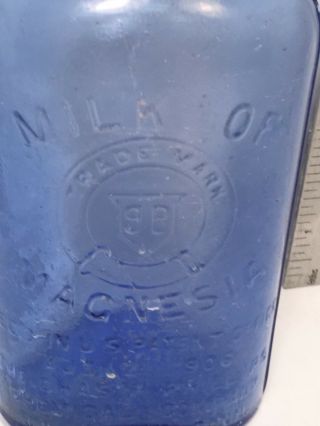 MILK OF MAGNESIA Blue Bottle 1906 Phillips Chemical Company 2