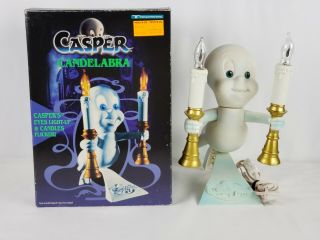 1996 Casper the Friendly Ghost Candelabra Light Up Candles Trendmasters 2