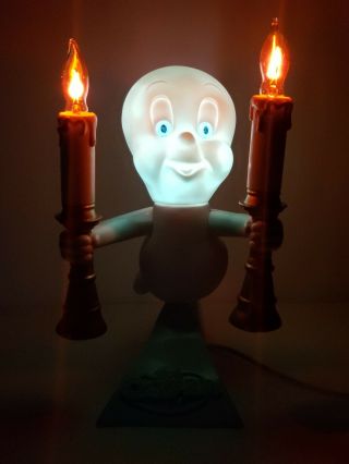 1996 Casper the Friendly Ghost Candelabra Light Up Candles Trendmasters 3