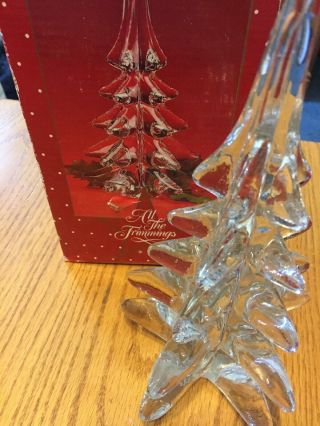 Vintage Crystal Christmas Tree 8 Inch Macy 