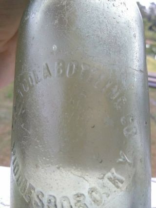 PEPSI COLA SLUG PLATE Bottle MIDDLESBORO KY 3