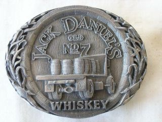 Jack Daniels 1995 Old No.  7 Whiskey Barrel Truck Belt Buckle