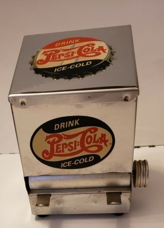 Vintage Pepsi Cola Dial A Pick Toothpick Dispenser and Napkin Dispenser 2