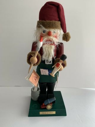 Christian Ulbricht Toymaker Nutcracker Ltd Ed 2500 Signed Santa At Work 15 "