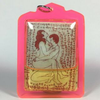 Thai Amulet Por Per Mae Per Kruba Wang Charming Love Men Women Magic Talisman