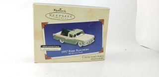 Hallmark Keepsake Ornament 1957 Ford Ranchero W/ Box All - American Trucks Series