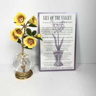 Imperial Flowers By Joan Rivers - Yellow Lily Of The Valley