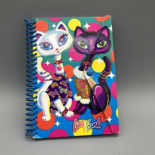 Lisa Frank Siamese Cat Notebook Small Spiral Snap Close Roxie Rollie