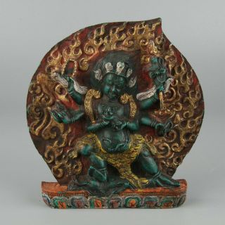 Chinese Exquisite Handmade Copper Tibetan Buddha Statue