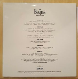 Mono Masters by The Beatles (Vinyl,  Sep - 2014,  3 Discs,  Capitol) 2