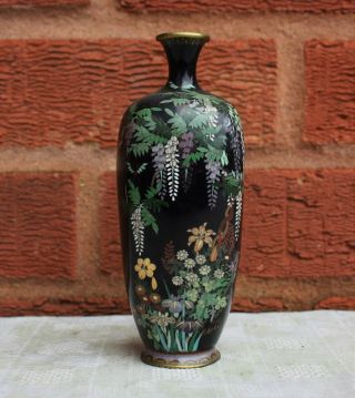 19th Century Japanese Meiji Period Cloisonne Vase