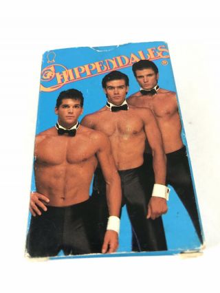 Vintage 1988 Chippendales Playing Cards Complete Deck Male Dancers