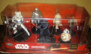 Official Disney Star Wars The Force Awakens 10 Deluxe Figurine Playset Starwars
