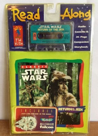 Star Wars Vintage Return Of The Jedi Read Along Audio Cassette & Book Galoob