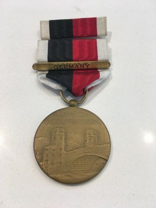 Wwii U.  S.  Army Of Occupation Medal & Germany Bar World War 2 Japan 1945