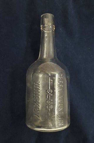 Vintage Green Mountain Club Whiskey Cork Bottle