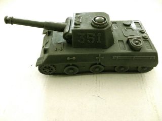Vintage Marx Battleground Playset Dark Gray German Tank