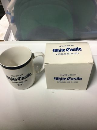 White Castle Restaurant Porcelain Coffee Cup 8 Oz.  Old Stock