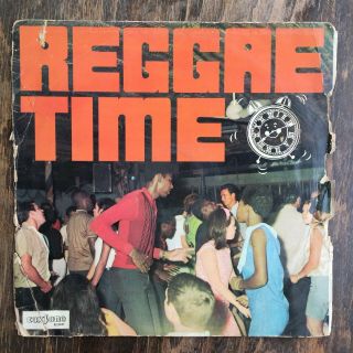 Lp Various Artists " Reggae Time " Jamaica Coxsone 1st Issue Csl 8017