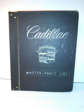 2 Vintage 1969 & 72 Cadillac Master Parts List General Motors Corporation