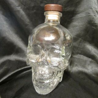 Crystal Head Vodka Skull Bottle Empty W/ Cap No Box