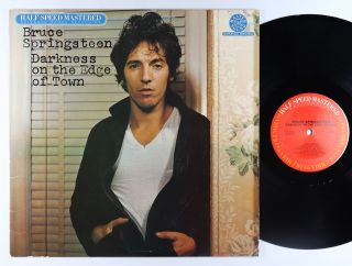 Bruce Springsteen - Darkness On The Edge Of Town Lp - Cbs Audiophile Vg,