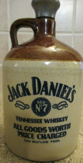 Jack Daniels Old No.  7 Tennessee Stoneware Whiskey Jug All Goods Worth Price