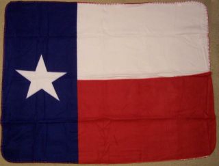 Blanket Fleece Throw State Flag Of Texas 50 " X60 " With Protective Sleeve