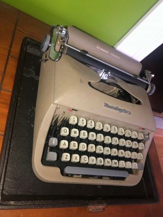 Rare Vintage 1955 Remington Travel - Riter Typewriter made in Holland 3