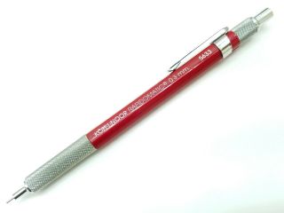 Koh - I - Noor 5633 Rapidomatic 0.  3 Mm Red Mechanical Pencil Japan