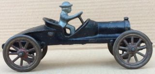 Cast Iron Racer Car,  Race Car,  Runabout?,  7.  5” Long,  A.  C.  Williams Hubley 1920s?