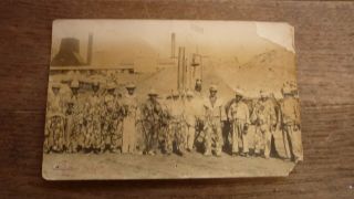 Old Australian Postcard Of Broken Hill Nsw,  Miners In Costume & Blackface C1920