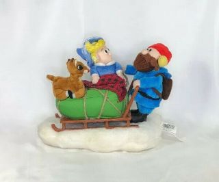 Gemmy Musical Animated Rudolph The Red Nose Reindeer Misfits Animated Toy Yukon