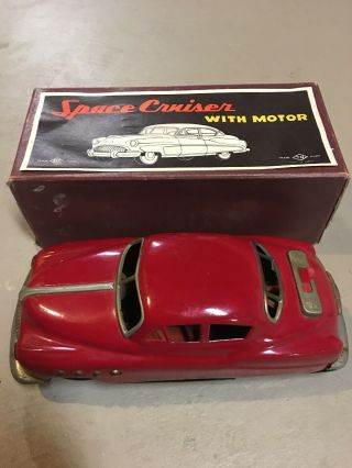 Nomura Toy Tinplate Car Space Cruiser Battery Operated 9”