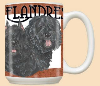 Bouvier Des Flandres Ceramic Coffee Mug Tea Cup 15 Oz