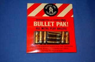 Vintage Mattel Winchester And Fanner 50 Bullet Pack (1958)