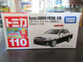 Tomica First Limited Color 110 Toyota Crown Patrol Car Osaka Police Rare
