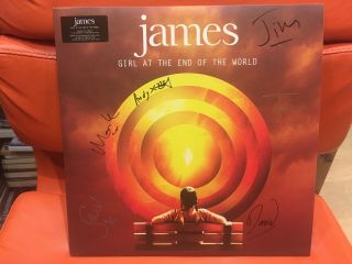 Signed James Girl At The End Of The World Vinyl With Download Code